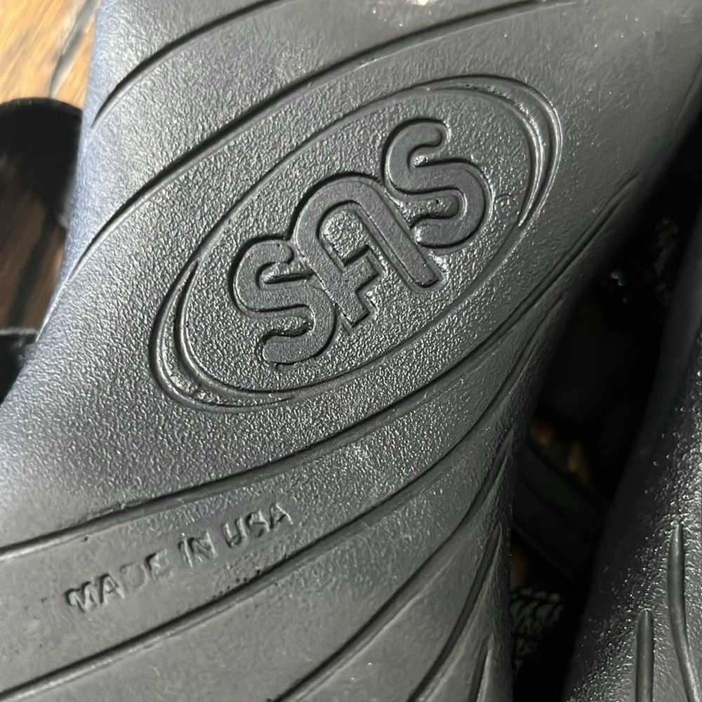 SAS sandal. Black open toe. - Picture 6 of 10